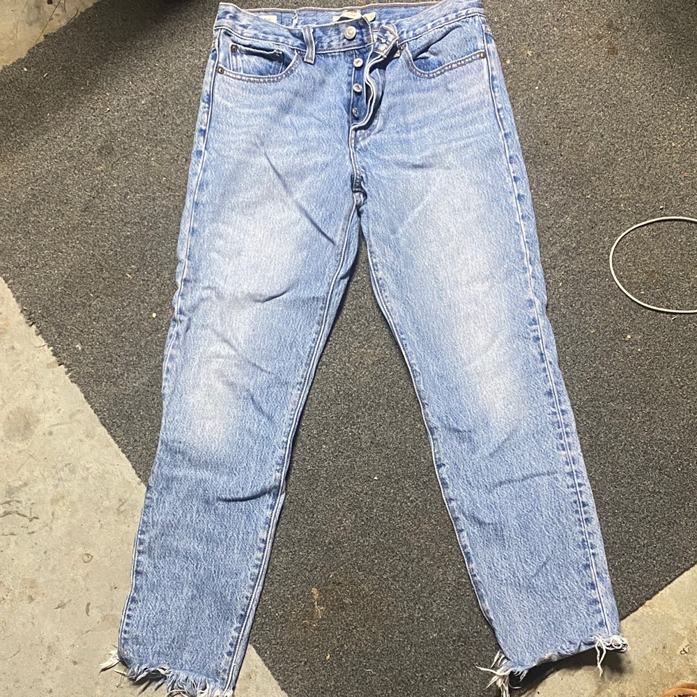 Levi's Light Blue Straight Leg Jeans